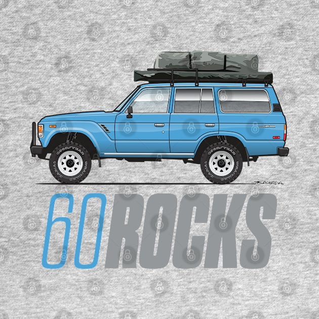 60 rocks-Light Blue by ArtOnWheels